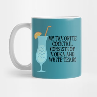 Vodka and White Tears Cocktail Mug